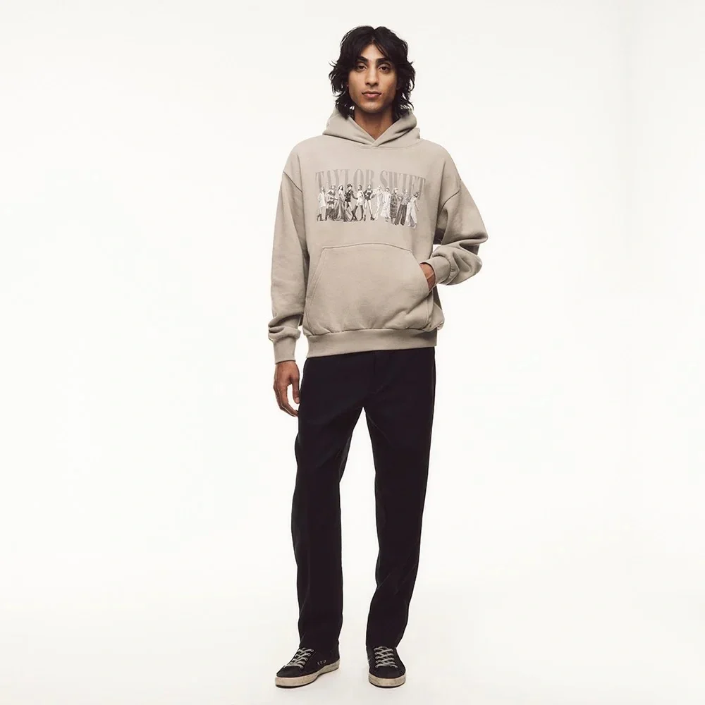 Taylor Swift | TTPD the Tortured Poets Department Eras Beige Hoodie - SMALL - Picture 2 of 5